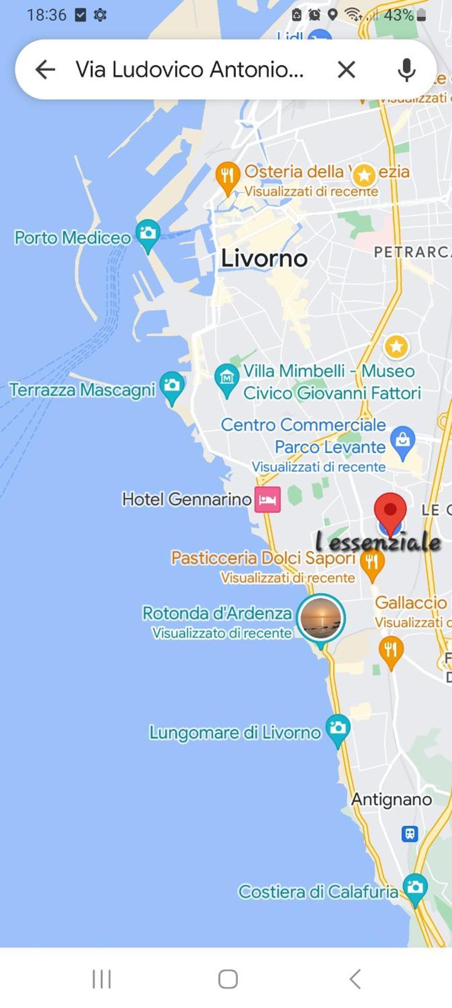 L' Essenziale Apartment Ливорно Екстериор снимка